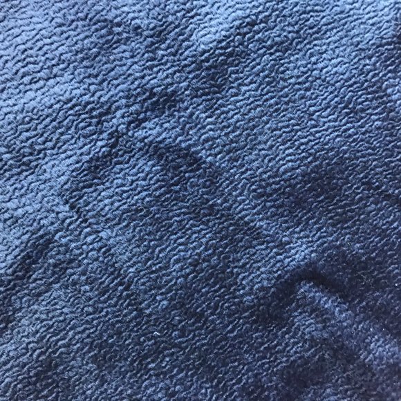 COS Dark Blue Textured Circle Skirt - Picture 2 of 7